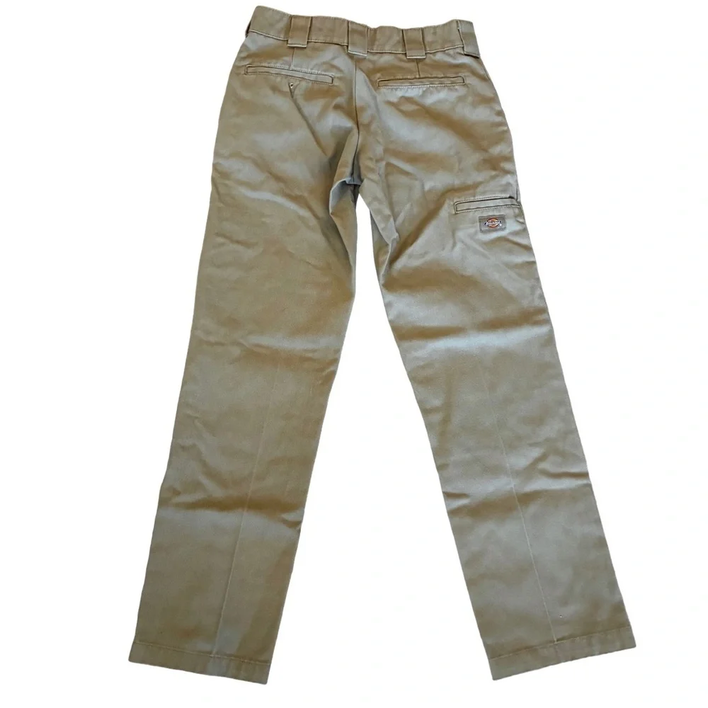Dickies Khaki Double Knee Loose Fit Work Pants 30x30